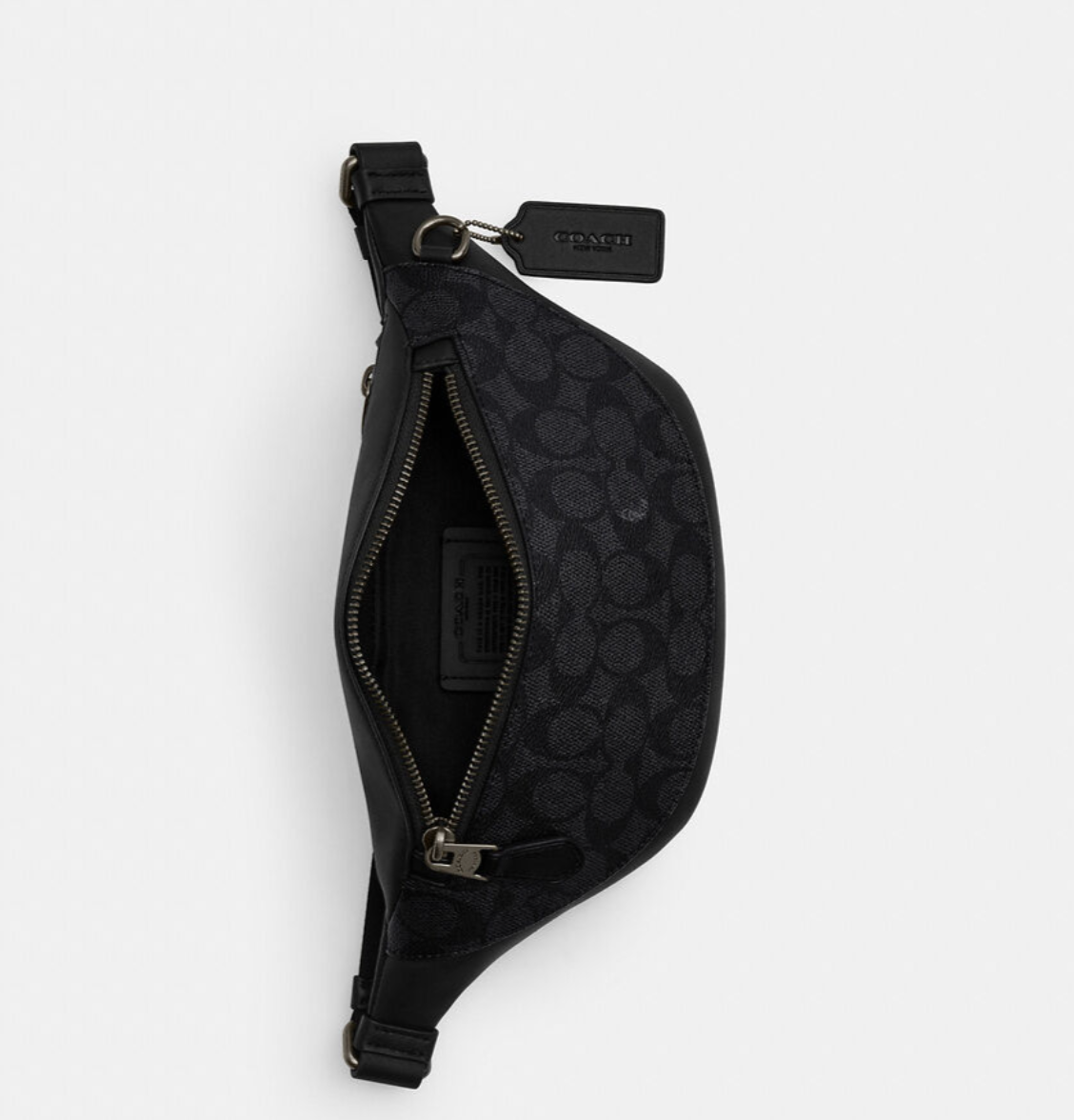 Túi Coach Warren Mini Belt Bag 'Black' CW369-QBMI5 - Ảnh 4