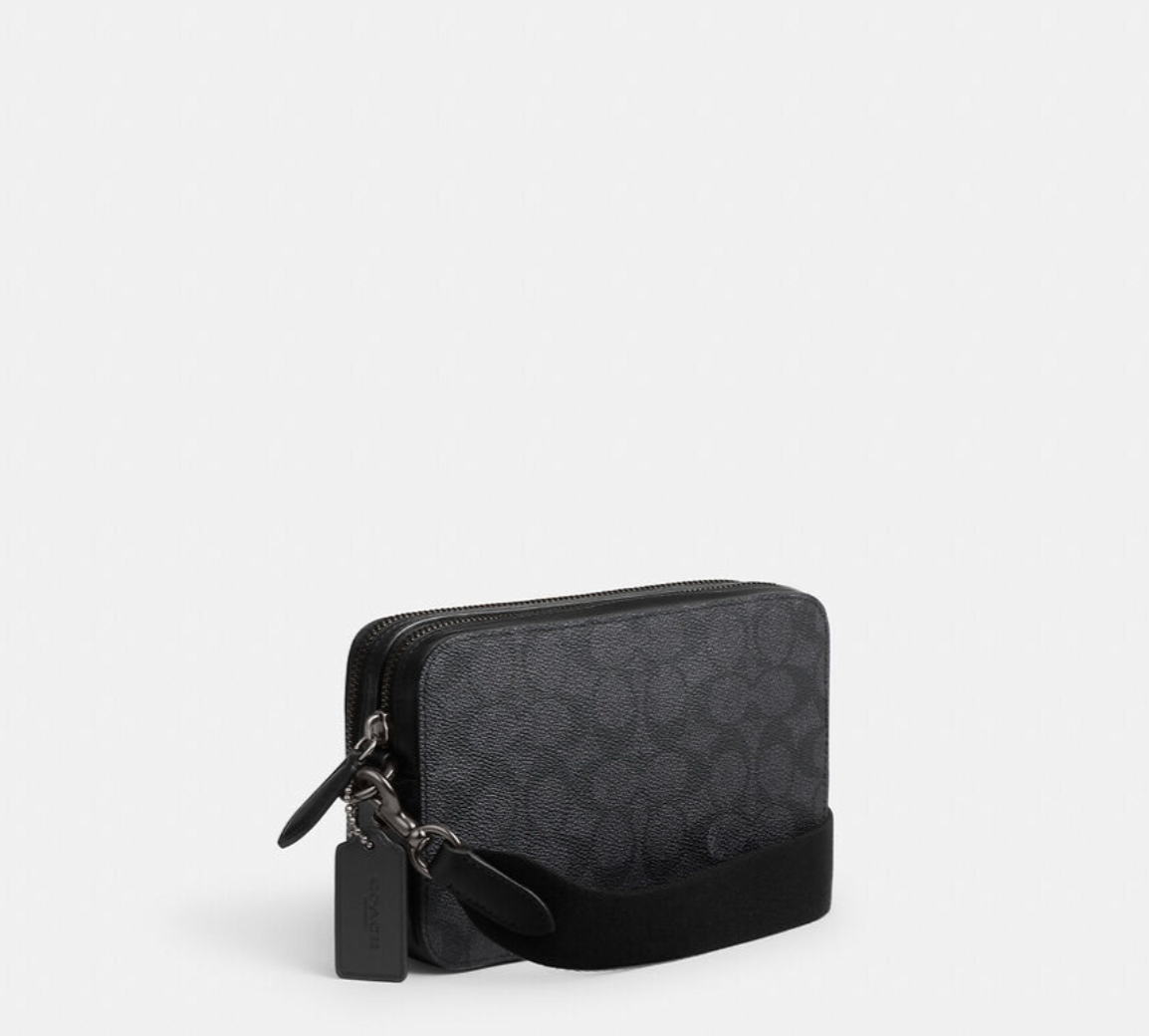 Túi Coach Charter 19 Crossbody Bag 'Black' CR783-CHR - Ảnh 3