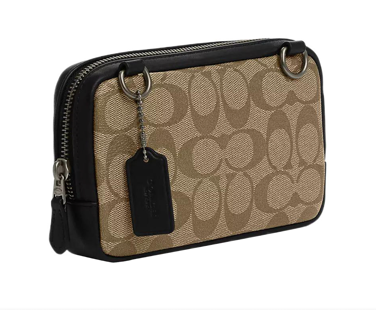 Túi Coach Carrier Phone Crossbody Bag 'Beige' CM179-QBT4U - Ảnh 3