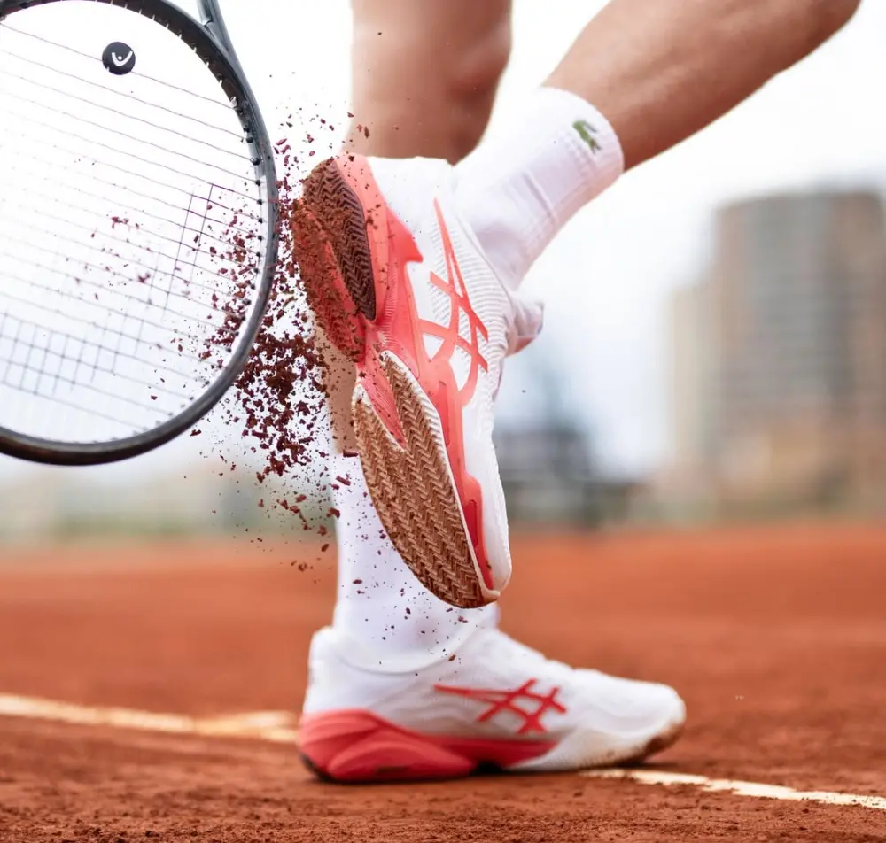 Giày Asics Court FF 3 Novak ‘Cream Red’ 1041A522-968 - Ảnh 7