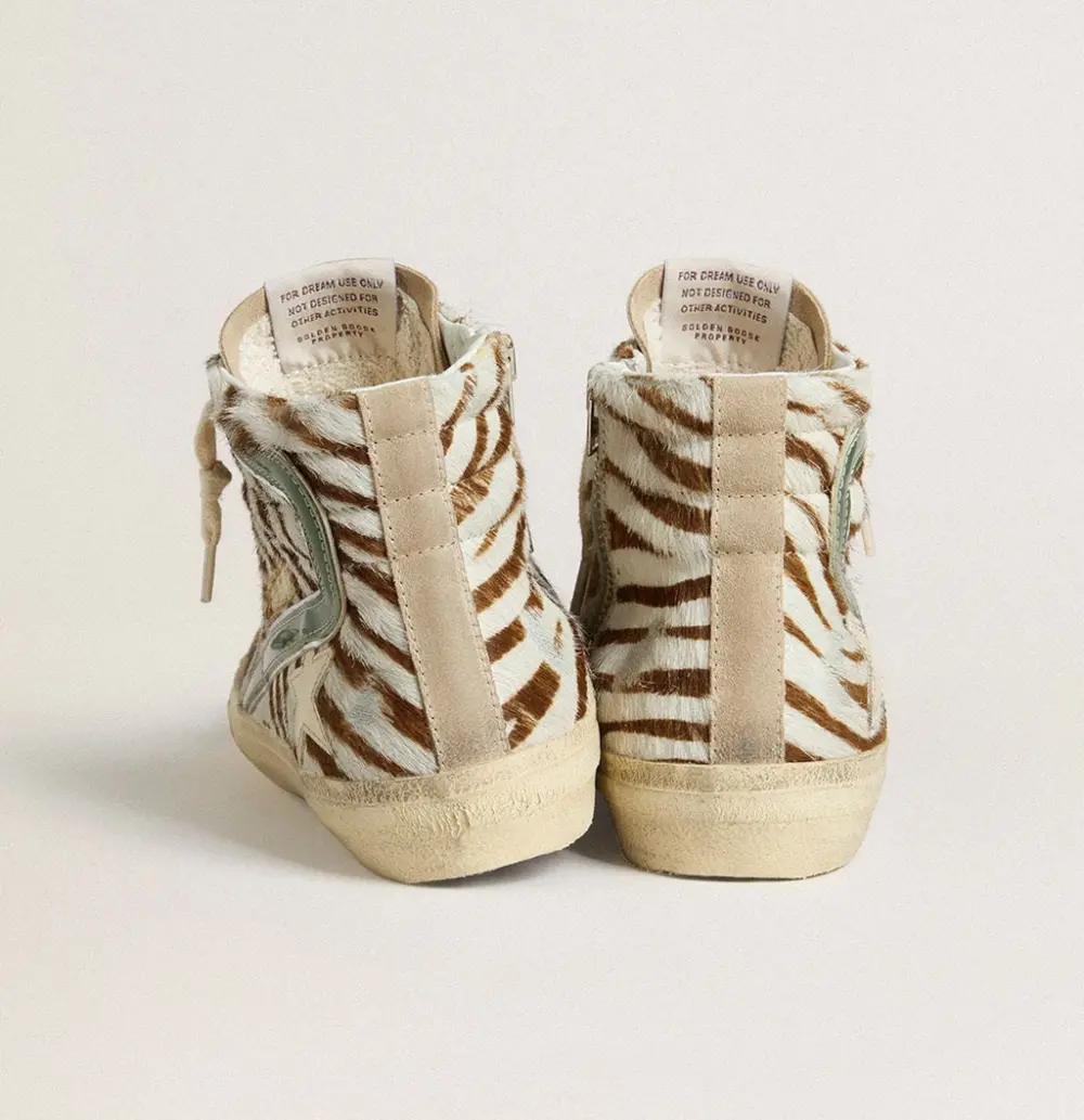 Alternative view of Giày Golden Goose Slide Sneakers 'Zebra-print' GWF00115-F007236-11666