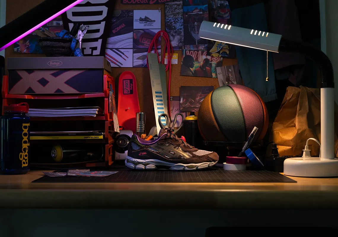 Giày Asics Gel-NYC x Bodega ‘Plum Truffle’ 1201A952-020 - Ảnh 4