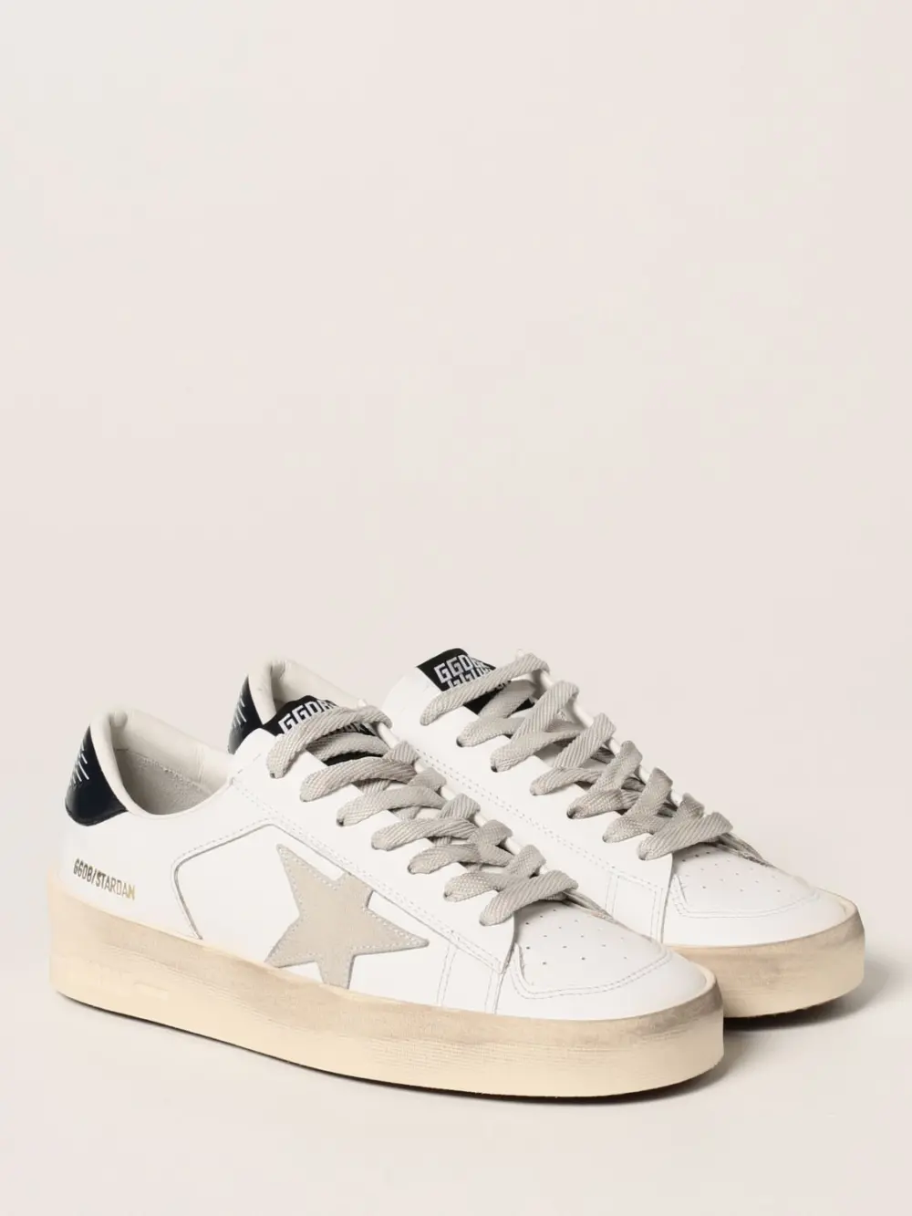 Alternative view of Giày Golden Goose Stardan Low-Top In Leather 'Black White' GWF00128-F000567-10220