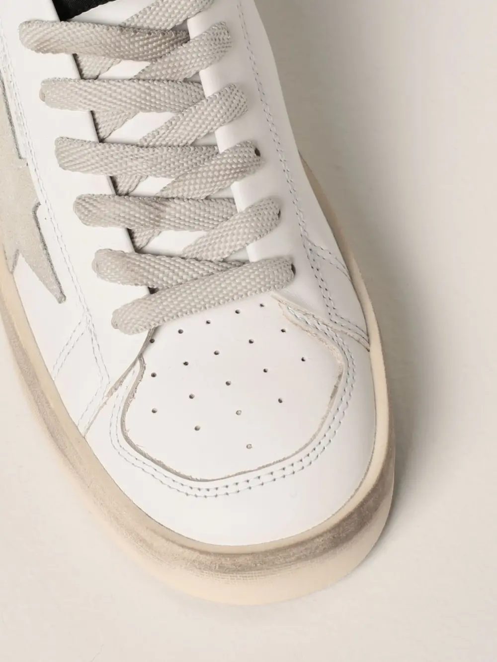 Giày Golden Goose Stardan Low-Top In Leather 'Black White' GWF00128-F000567-10220 - Ảnh 3