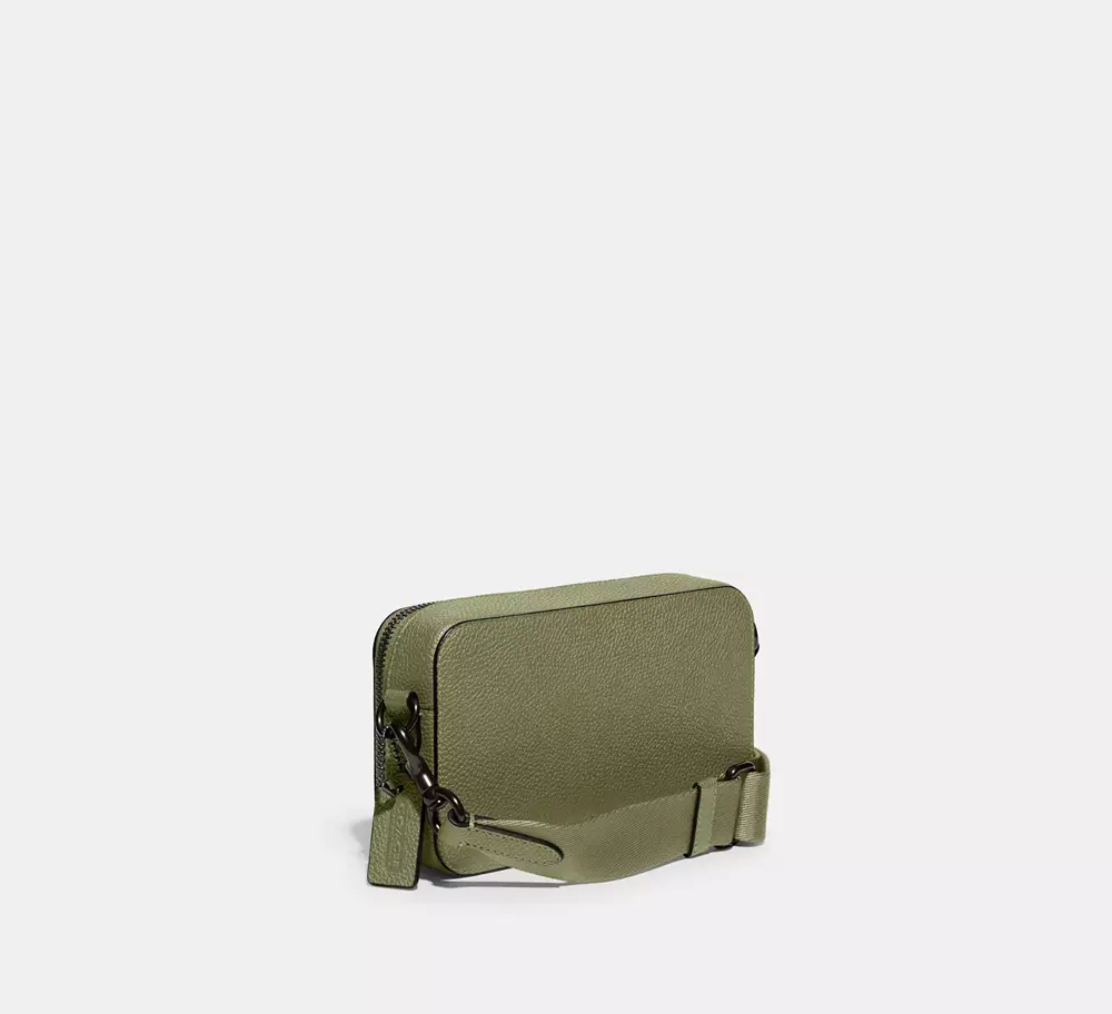Túi Coach Charter Slim Crossbody Bag ‘Green’ CC070-MOS - Ảnh 4