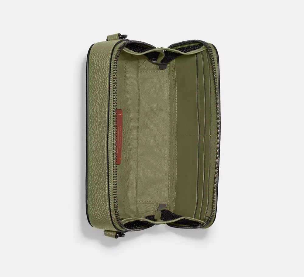 Túi Coach Charter Slim Crossbody Bag ‘Green’ CC070-MOS - Ảnh 3