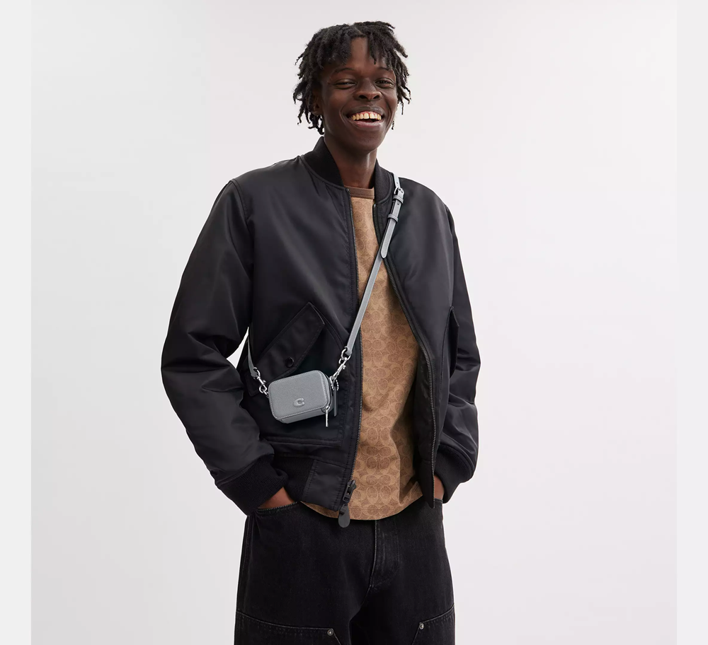 Túi Coach Crossbody Pouch ‘Grey’ CP271-N19 - Ảnh 4