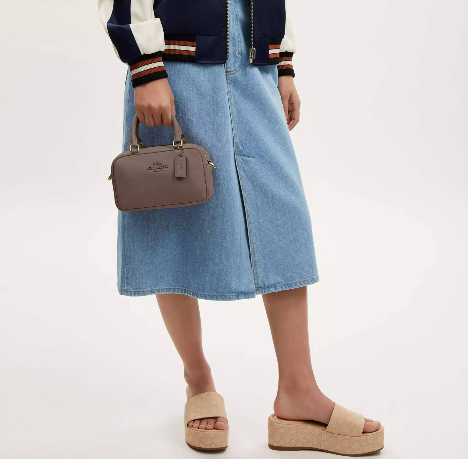 Alternative view of Túi Coach Satchel Crossbody Bag ‘Dark Stone’ CT776-IMV2R