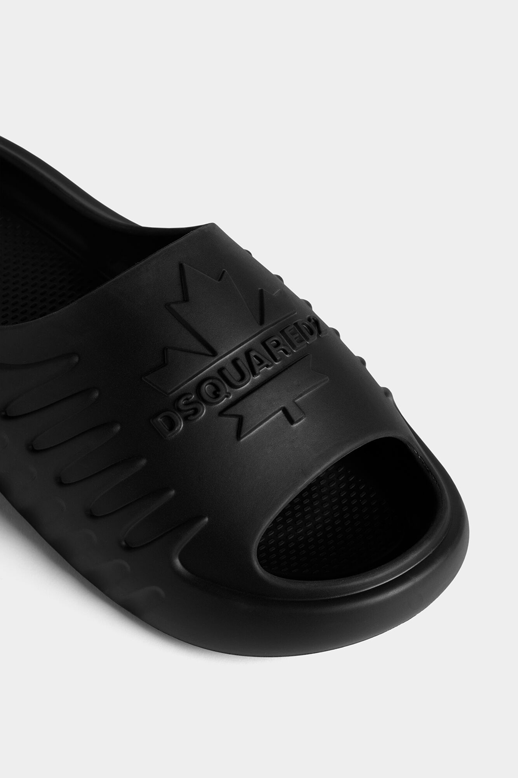 Dép Dsquared2 Canadian Leaf Slides 'Black' FFM0025172000012124 - Ảnh 4