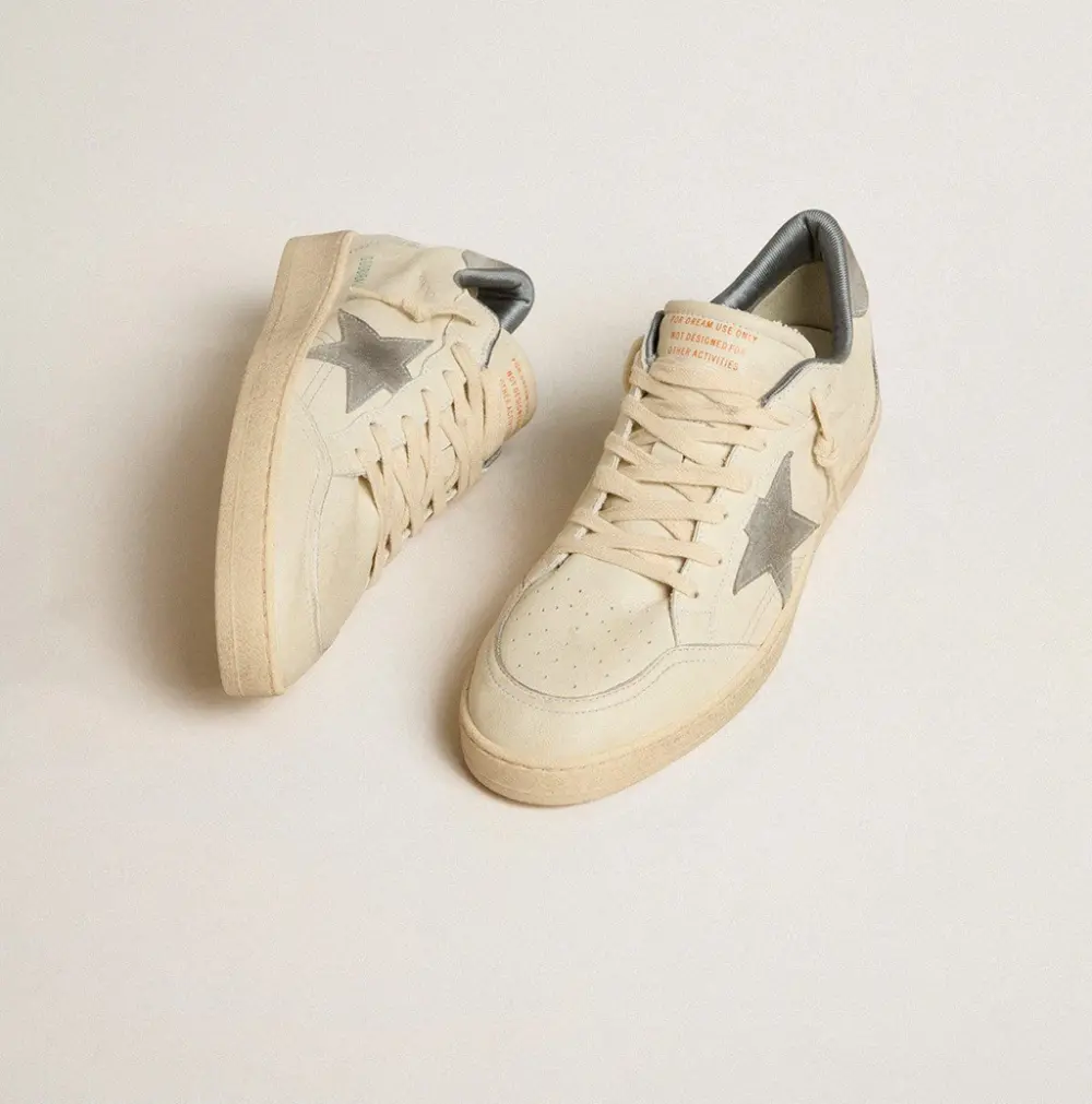 Giày Golden Goose Ball Star 'Off-White' GMF00117-F005179-11663 - Ảnh 3