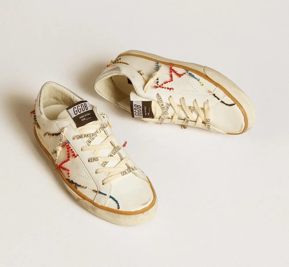 Giày Golden Goose Super-Star LTD 'White' GWF00843-F006671-10449 - Ảnh 3
