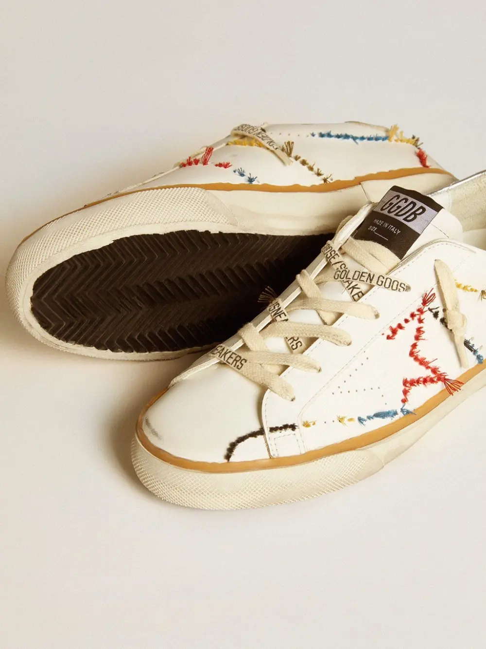 Giày Golden Goose Super-Star LTD 'White' GWF00843-F006671-10449 - Ảnh 4