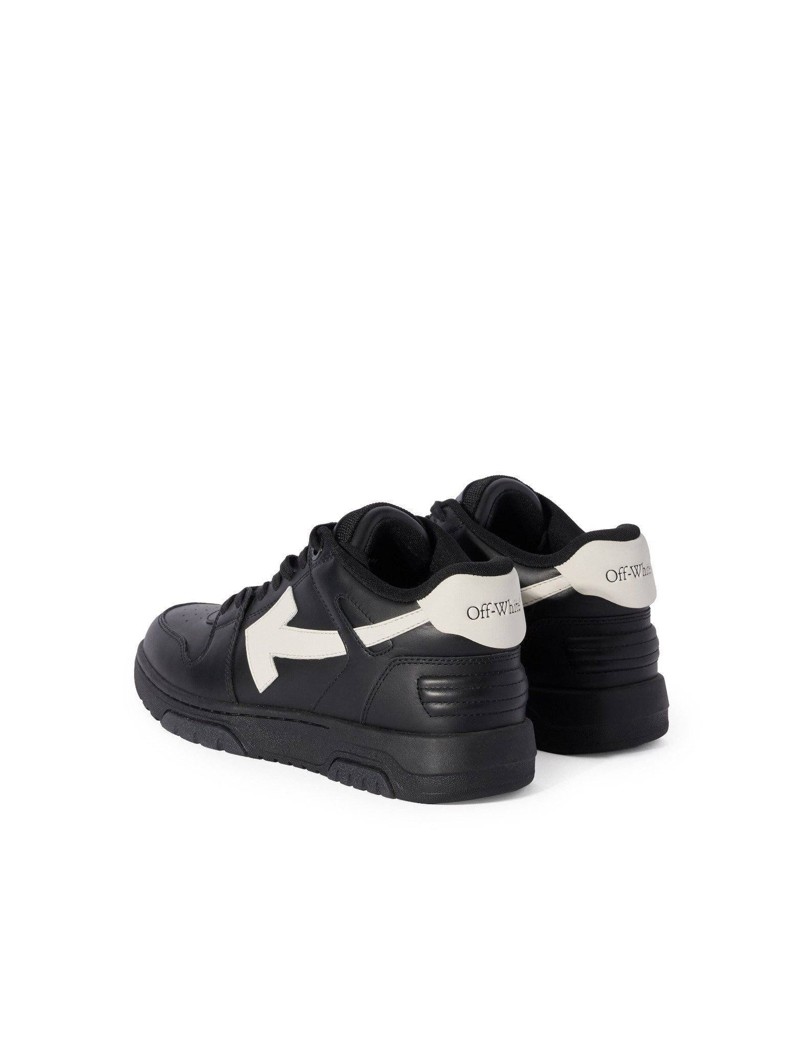 Giày Off-White Out Of Office Sneakers 'Black' OMIA189C99LEA0191001 - Ảnh 4