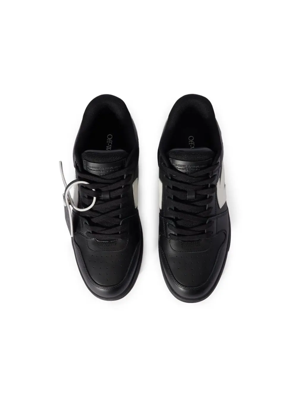 Giày Off-White Out Of Office Sneakers 'Black' OMIA189C99LEA0191001 - Ảnh 3