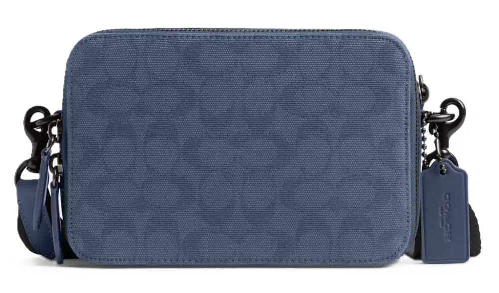 Túi Coach Charter Signature Canvas Jacquard ‘Blue’ CU206-D61