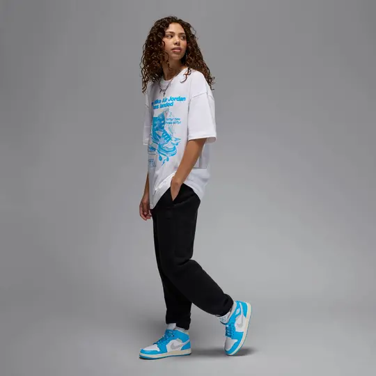 Giày Nike Air Jordan 1 Mid ‘Dark Powder Blue’ BQ6472-400 - Ảnh 6