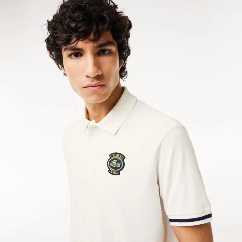 Áo Lacoste Golf ‘White’ DH7436-10-70V - Ảnh 3