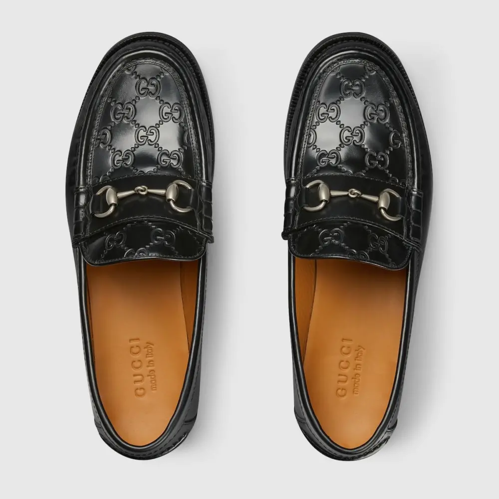 Giày Gucci Gg Loafer With Horsebit ‘Black’ 786426-AADIU-1000 - Ảnh 5