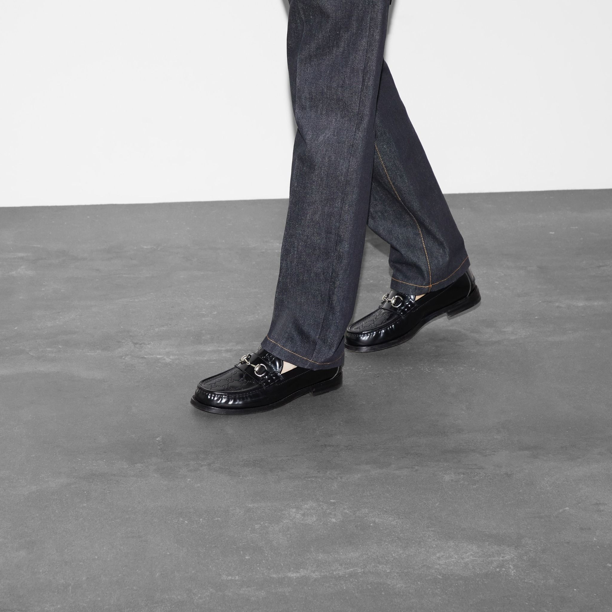 Alternative view of Giày Gucci Gg Loafer With Horsebit ‘Black’ 786426-AADIU-1000