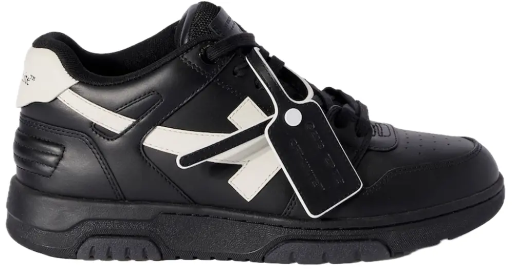 Giày Off-White Out Of Office Sneakers 'Black' OMIA189C99LEA0191001