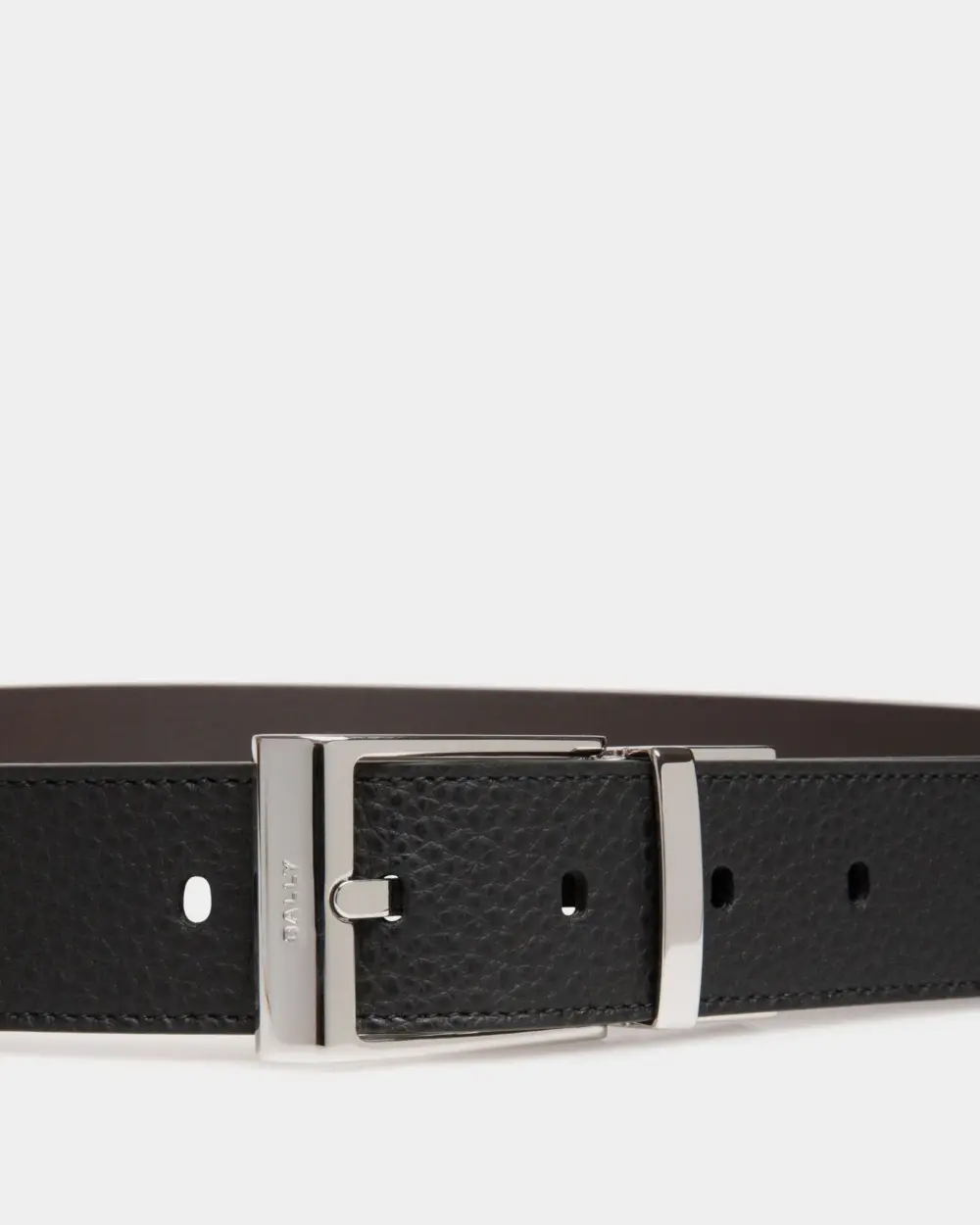 Thắt Lưng Bally Shiffie 35mm Reversible Belt 'Black' 6308118 - Ảnh 3
