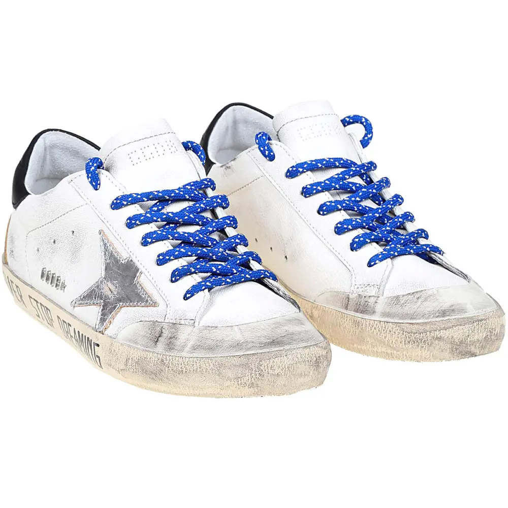 Giày Golden Goose Supper Star ‘White Silver’ GMF00175 F002553 10906 - Ảnh 4