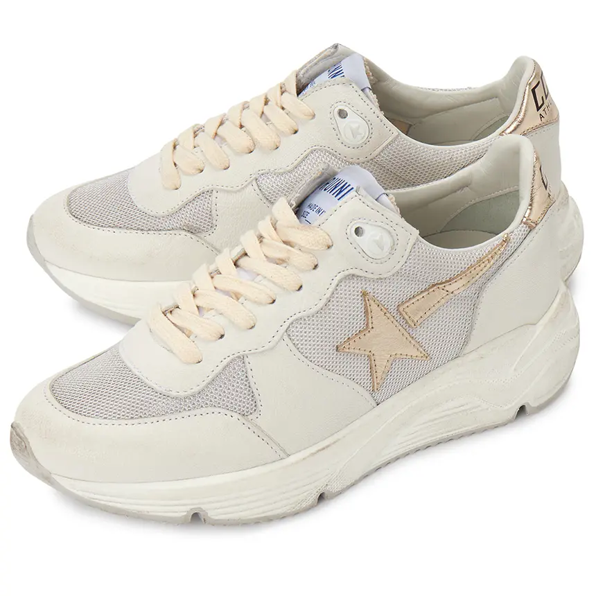 Alternative view of Giày Golden Goose Running Sole 'White Silver' GWF00215-F002561-10911