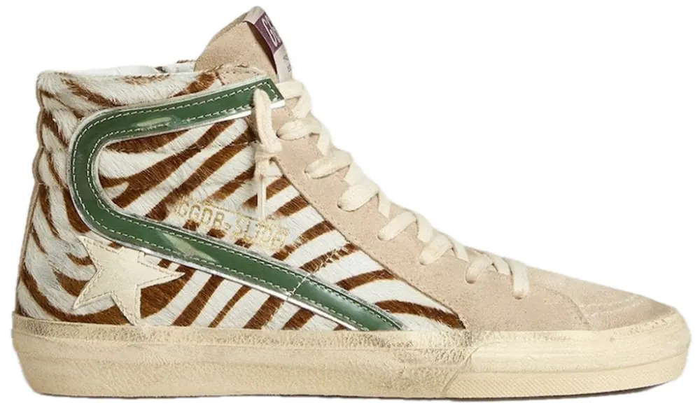 Giày Golden Goose Slide Sneakers 'Zebra-print' GWF00115-F007236-11666
