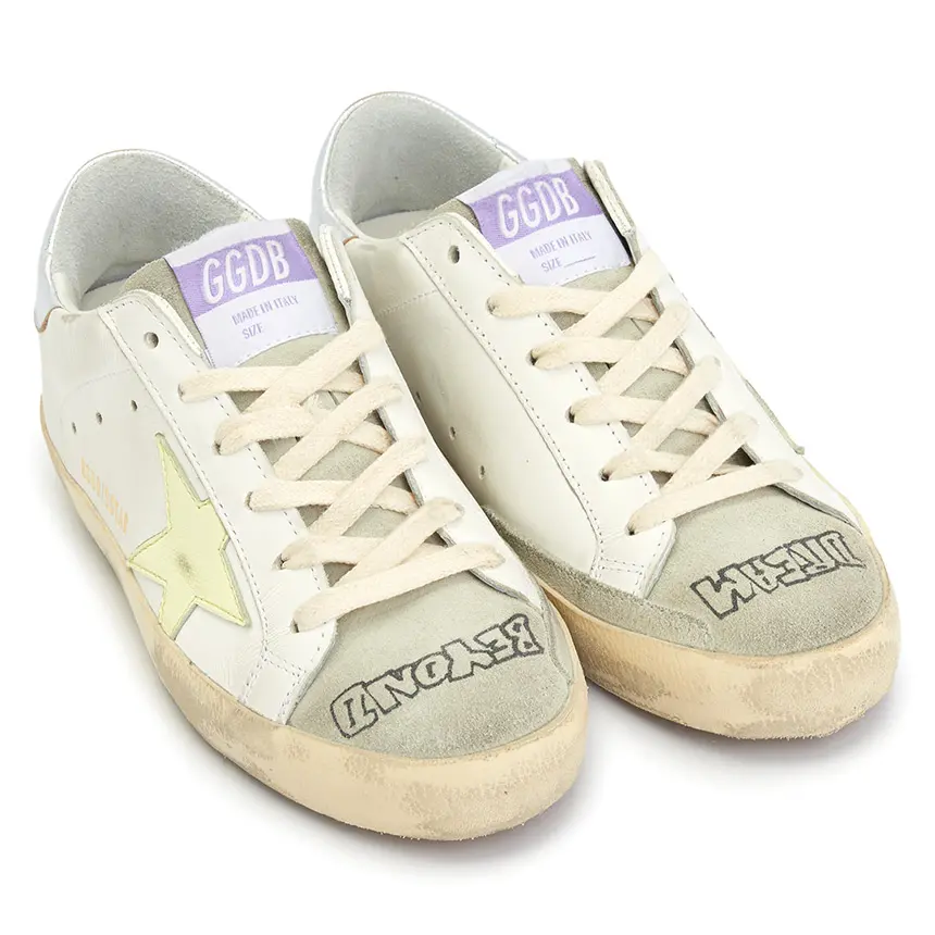 Giày Golden Goose Superstar 'White Yellow' GWF00101-F003187-11169 - Ảnh 5