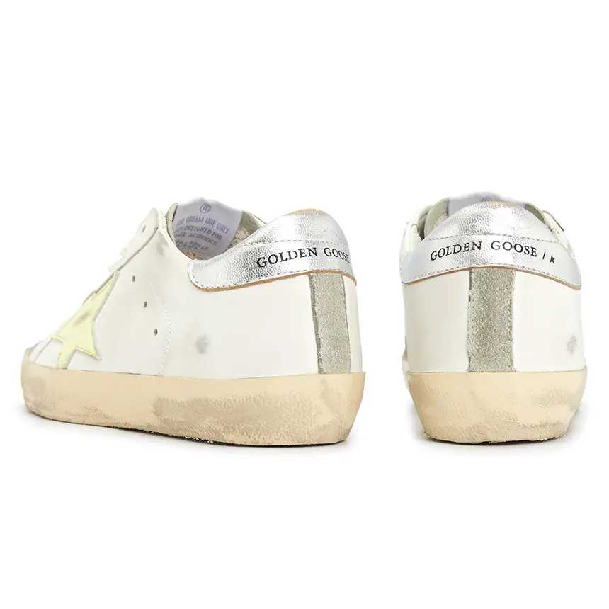 Giày Golden Goose Superstar 'White Yellow' GWF00101-F003187-11169 - Ảnh 4