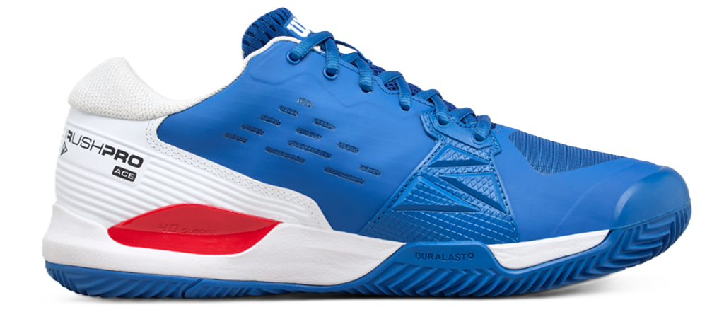 Giày Wilson Rush Pro Ace Clay ‘White Blue’ WRS334390U