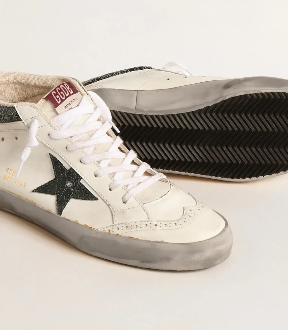 Giày Golden Goose Mid Star 'White' GMF00123-F004532-11488 - Ảnh 4