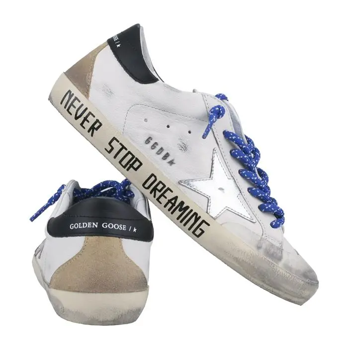Alternative view of Giày Golden Goose Supper Star ‘White Silver’ GMF00175 F002553 10906