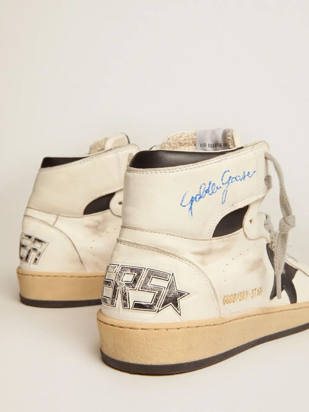 Giày Golden Goose Sky-Star 'Black Inserts' GMF00230-F002190-10283 - Ảnh 4
