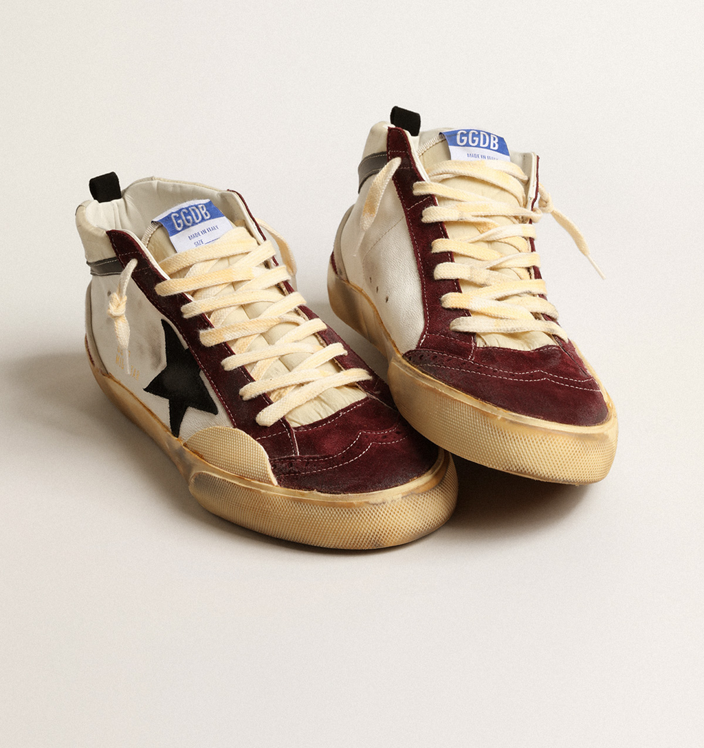 Giày Golden Goose Mid Star In Nappa 'White' GMF00460-F004009-82103 - Ảnh 3