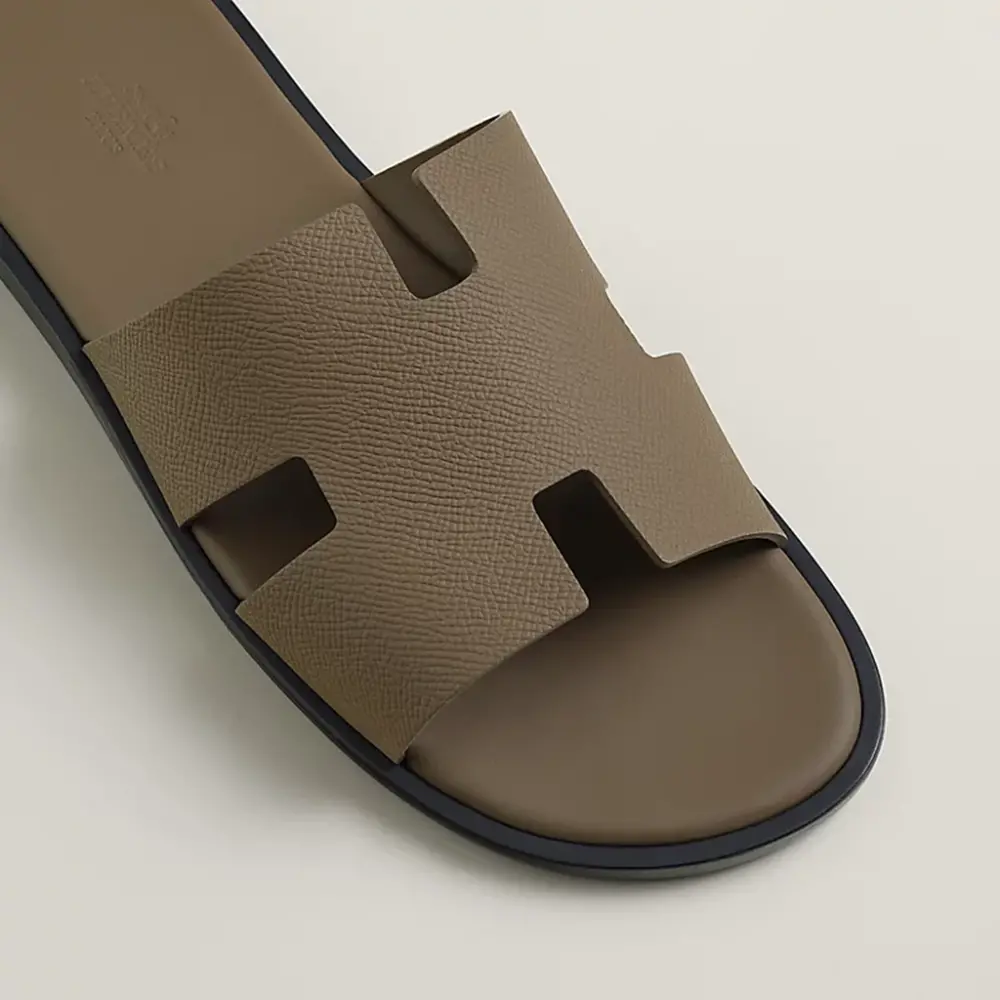 Dép Hermes Izmir Sandal 'Brown' H221824ZHX4475 - Ảnh 4