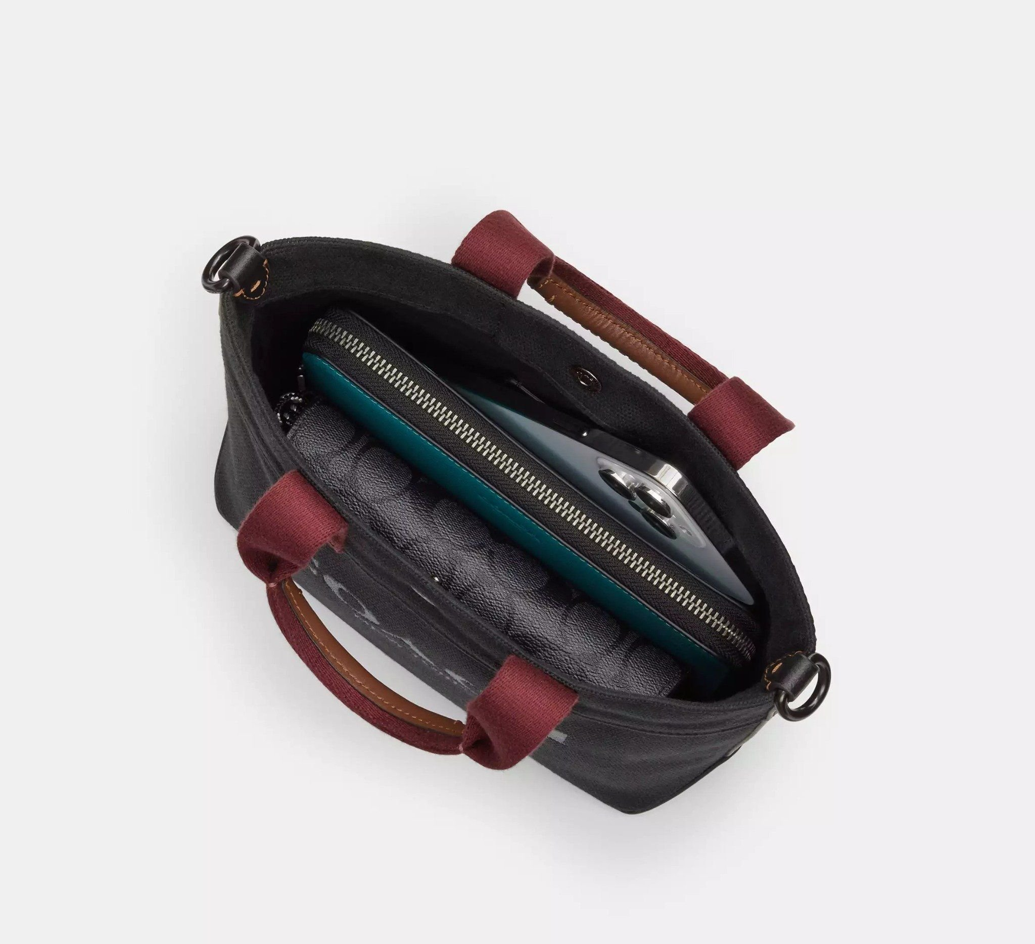 Túi Coach Tote Bag 20 'Navy' CBK29-QBNI9 - Ảnh 3