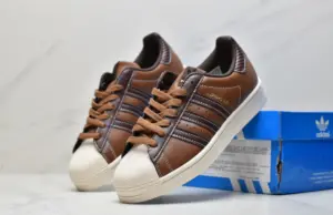 Giày Adidas Superstar ‘Dark Brown’ GW4438 - Ảnh 3