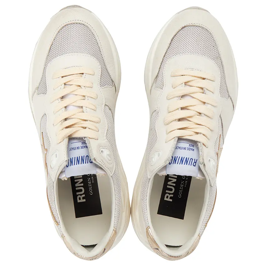 Giày Golden Goose Running Sole 'White Silver' GWF00215-F002561-10911 - Ảnh 4