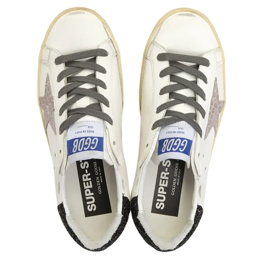 Giày Golden Goose Superstar Crocodile 'White' GWF00101-F003194-11172 - Ảnh 5