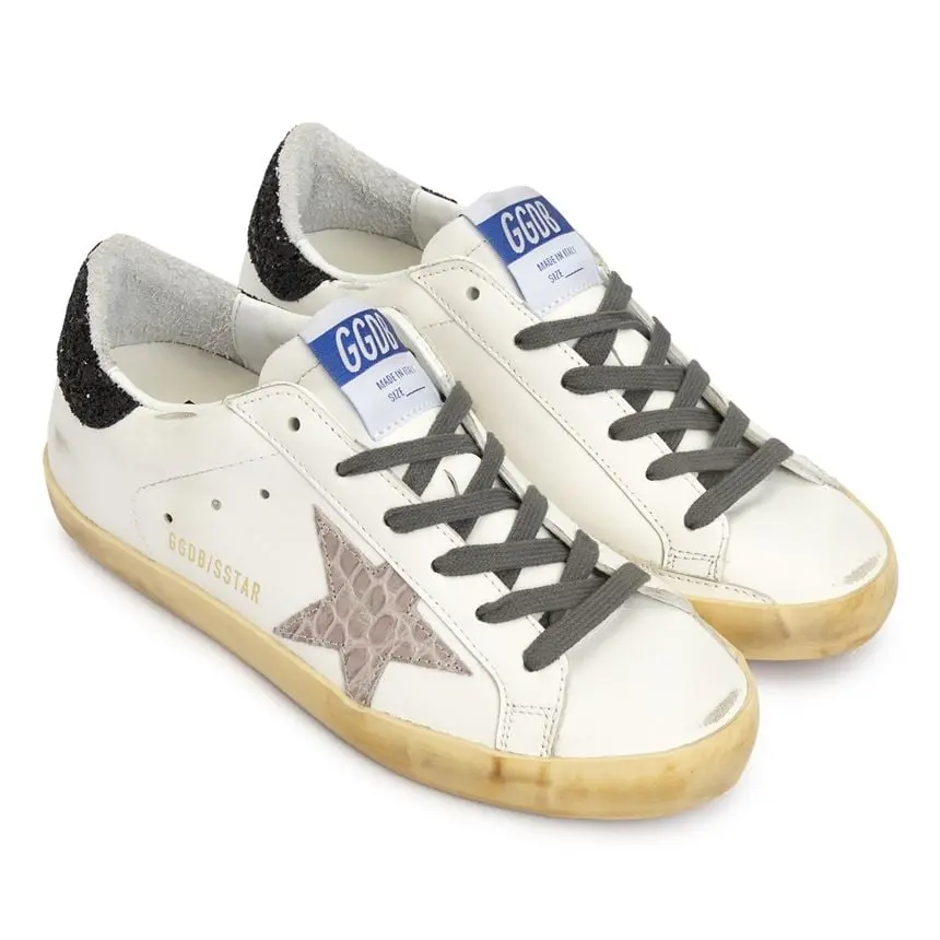 Alternative view of Giày Golden Goose Superstar Crocodile 'White' GWF00101-F003194-11172
