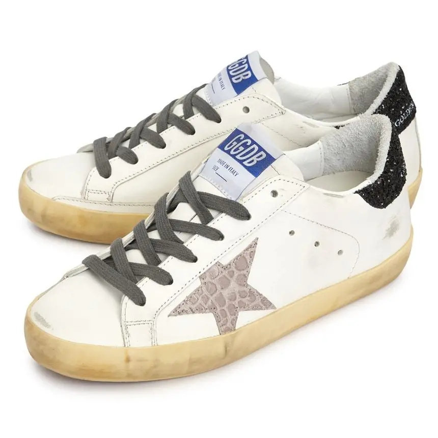 Giày Golden Goose Superstar Crocodile 'White' GWF00101-F003194-11172 - Ảnh 6