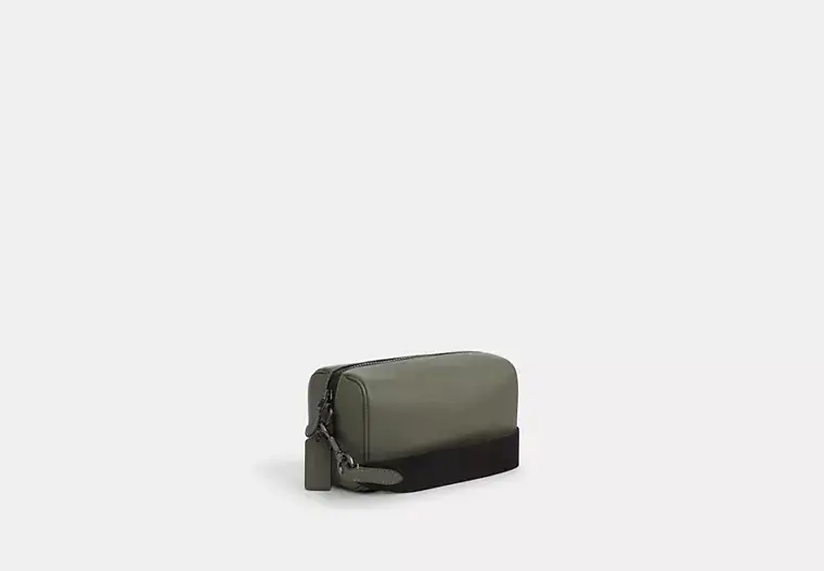 Túi Coach Calf Leather Shoulder ‘Military Green’ CV530-QBMGR - Ảnh 3