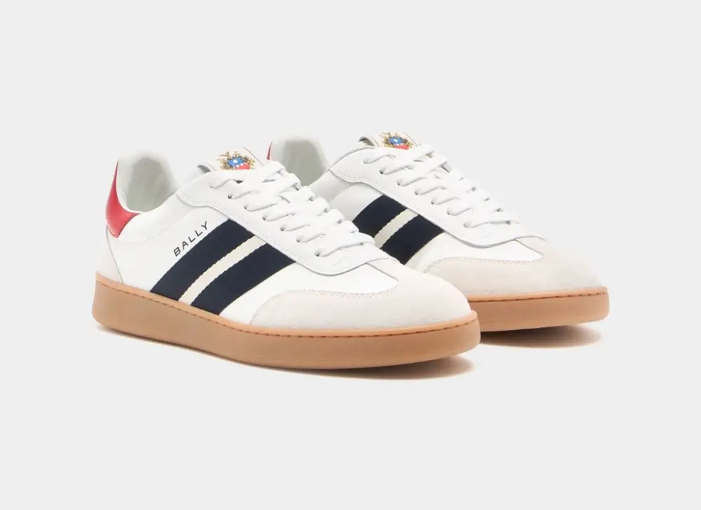 Giày Bally Retro Crest Sneaker 'White' 6312015 - Ảnh 3