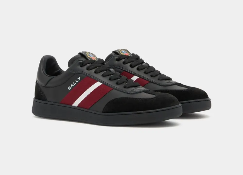 Alternative view of Giày Bally Retro Crest Sneaker 'Black' 6312017