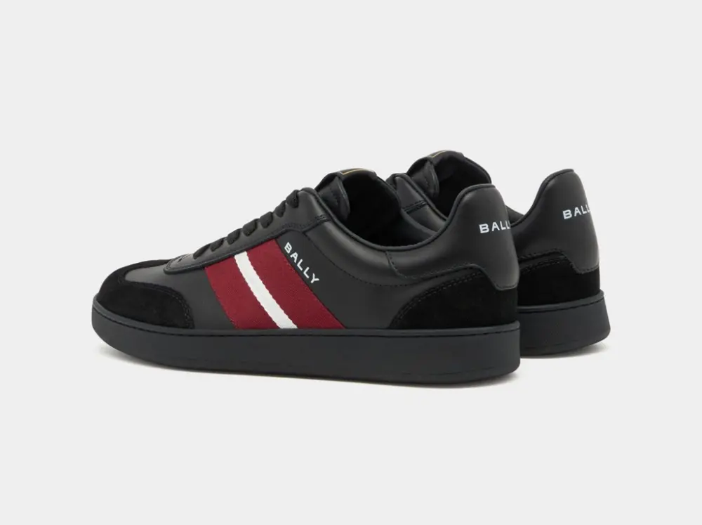 Giày Bally Retro Crest Sneaker 'Black' 6312017 - Ảnh 3