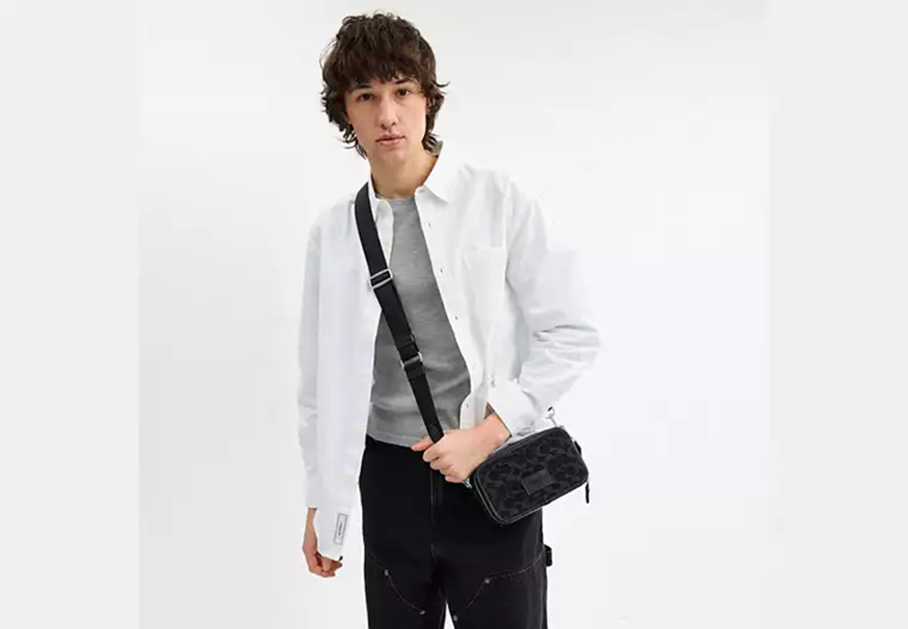 Túi Coach Wyatt Crossbody Bag 'Denim' CAJ35-SVBK - Ảnh 3