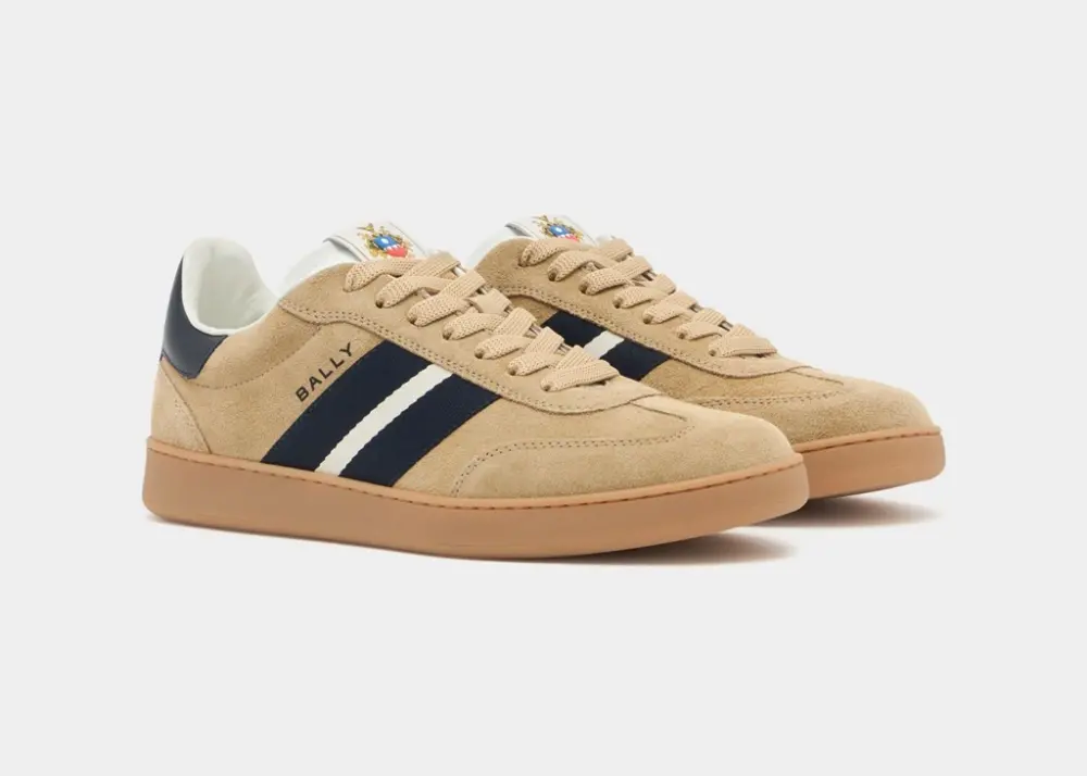 Alternative view of Giày Bally Retro Crest Sneaker 'Brown' 6312013