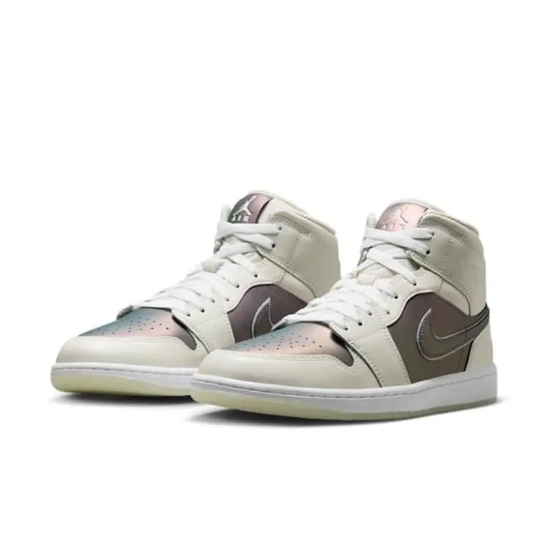 Giày Nike Jordan 1 Mid SE ‘Phantom Iridescent’ IH4107-030 - Ảnh 3