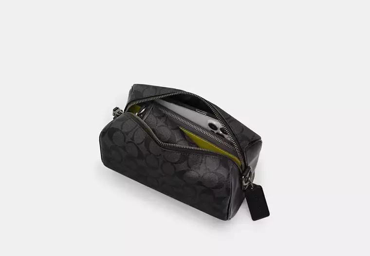 Túi Coach Calf Leather Shoulder ‘Military Green’ CV530-QBMGR - Ảnh 4
